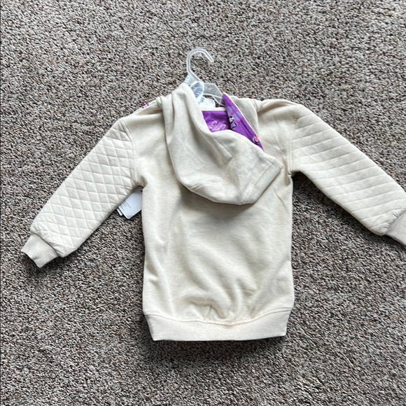 Cream Minnie Mouse Hoodie with Purple Accents - Picture 4 of 4